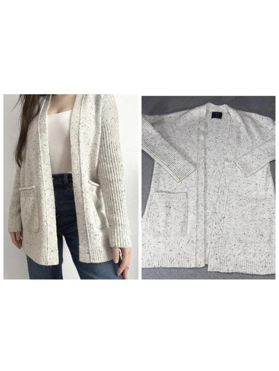 Abercrombie & Fitch Sweaters - Abercrombie & Fitch Speckled Knit Woman’s XS Cardigan Sweater Open Front Stylish